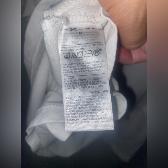 Women’s Old Navy sleeveless peplum style 100% cotton shirt size medium - Picture 4 of 8